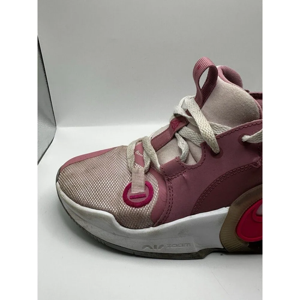 Nike Air Zoom Crossover 2 Kids Sz 3Y Pink Basketball Shoes FB2689-600